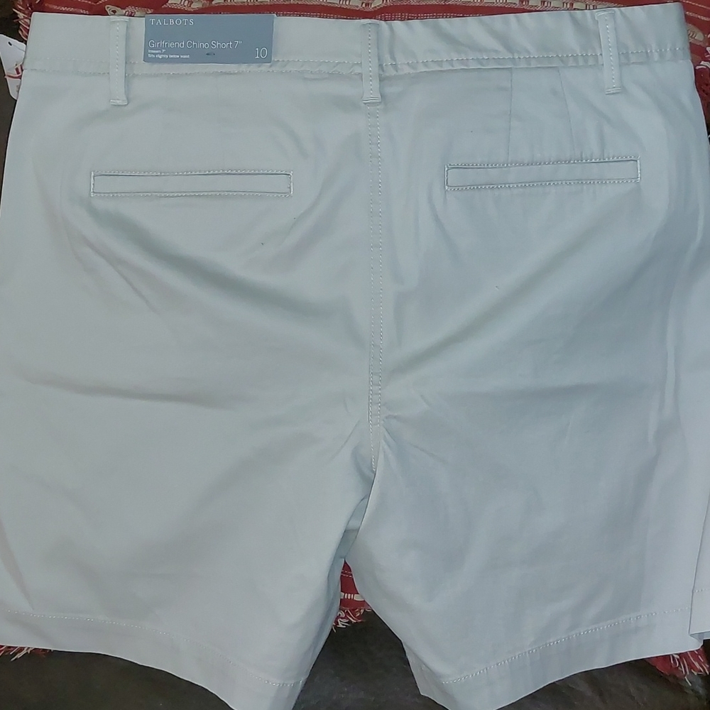 Talbot's Girlfriend Chino Shorts 7" Inseam